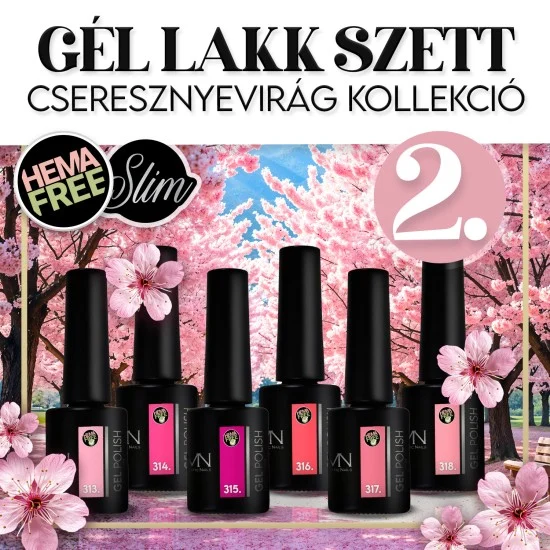 Gellack Kirschblüten - Set Kollektion 6x6ml – Bild 3
